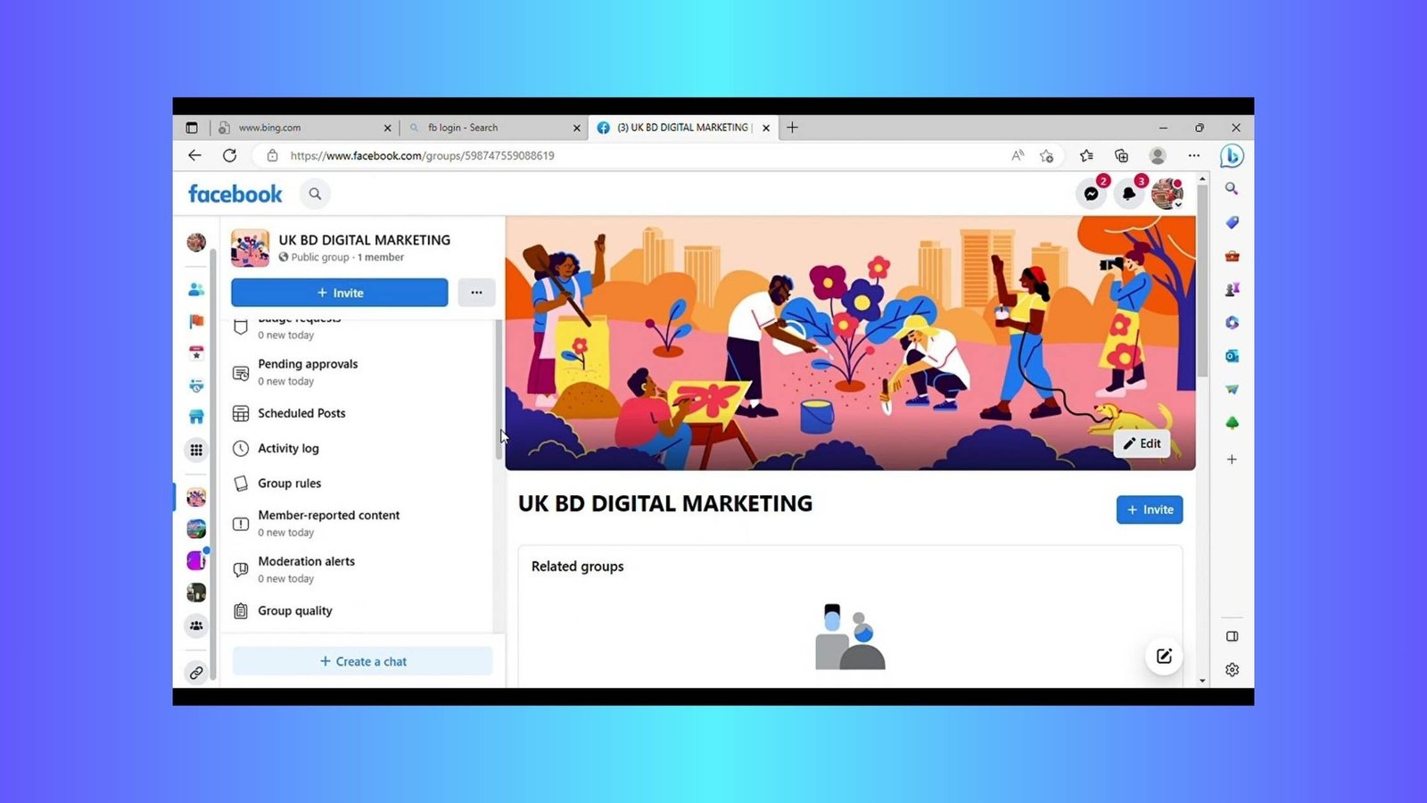 Facebook (Groups & Pages)